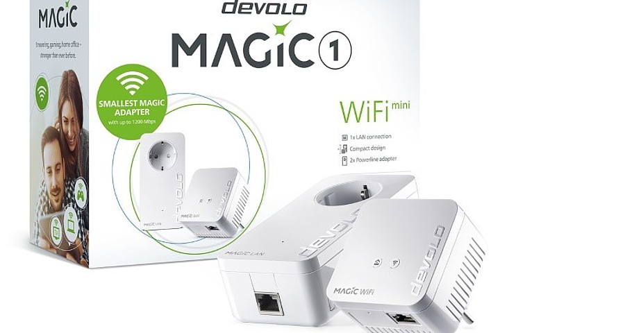 devolo Magic 1 WiFi mini: Pequeno adaptador, poderoso Wi-Fi devolo Magic 1 WiFi mini: Pequeno adaptador, poderoso Wi-Fi