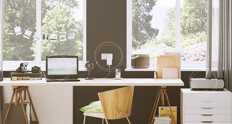 Aproveite ao máximo o seu escritório em casa! Uma rede doméstica de alto desempenho ajuda-o a trabalhar eficientemente Aproveite ao máximo o seu escritório em casa! Uma rede doméstica de alto desempenho ajuda-o a trabalhar eficientemente